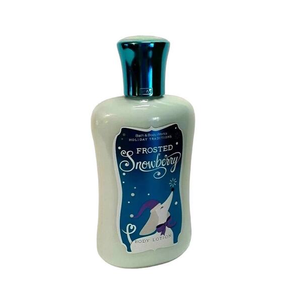 Bath & Body Works Frosted Snowberry Shea Butter & Vitamin E Lotion 8oz Rare - Picture 1 of 4